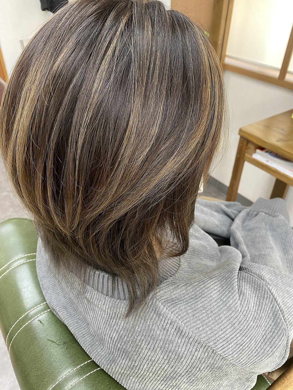 【大幅値下げ】GinkaWinka×Sankak ドレスドヘア バレイヤージュ バストウエストアシンメトリータックビジュータイトミニドレス