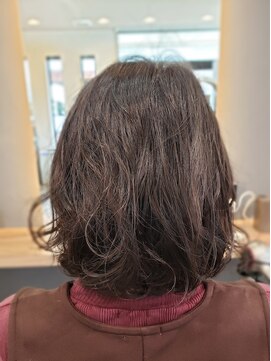 ムーヘアー MOU HAIR ミディアム×デジタルパーマ