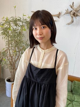 シーバイサイン(sea by Sign) ぷつっとカット/切りっぱなしボブ/透け感バング