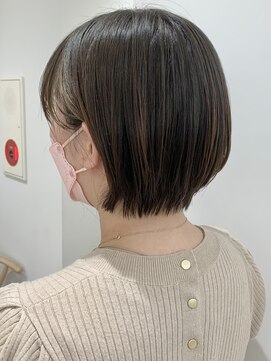 ガーデンヨコハマエスト(GARDEN YOKOHAMA est) 大人ボブ　ショートボブ　似合わせカットイメチェンフルバング