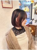 【FAVORチーフ】秋のデザインカラー　パーソナルカラー/ボブ