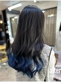 エンドカラーで巻き髪も更に可愛く
