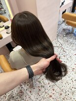 ボタン シブヤ(VOTAN SHIBUYA)&nbsp;韓国ヘア/オリーブグレージュ/艶感カラー/透明感