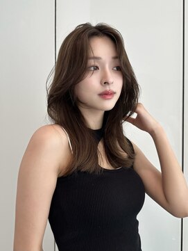 ベル 銀座並木通り店(Belle) くびれヘア×マロンベージュ