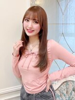 サロンドウィズ 本店 本八幡(Salon de With)&nbsp;艶さらロングレイヤー/ベージュカラー◎30代40代50代