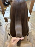 ベージュカラー+ミネコラトリートメント