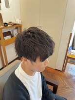 アンソル オブ リシェール(N'SOL of RICHAIR)&nbsp;ベリーショート/ダークアッシュ/ニュアンスパーマ/韓国マッシュ