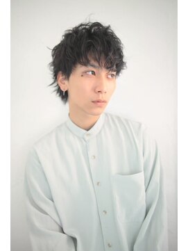 ファム(FAM) ウルフ メンズパーマ メンズカット 癖毛 代官山 中目黒