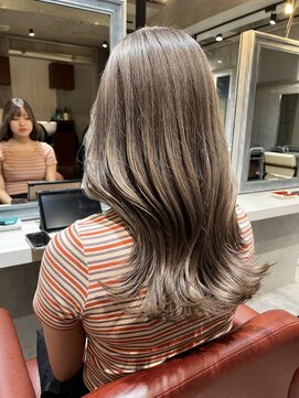 アンサム 下北沢店(UNSOME) 【下北沢】ミルクティーベージュ/レイヤーカット