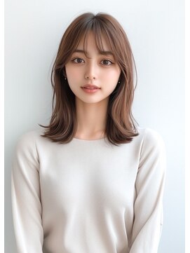 ライズ ネックス ザ サロン 渋谷(LIZE nex the salon) ロングヘア　シースルーバング［＃渋谷駅＃韓国＃髪質改善］