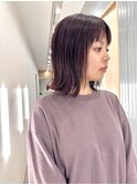 デザインカラー/レイヤーカット/ウェットヘア/オリーブベージュ
