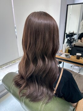 ヘアーアンドビューティーザ エフ(Hair Beauty the F) *巻き髪_リバース巻_ラベンダーアッシュ_m119