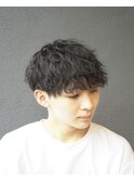 波巻きパーマ/マッシュ/刈り上げ/スパイラルパーマ