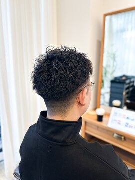 セイドット フクオカ(Say.FUKUOKA) 【メンズ★大名】アップバング×ツイストスパイラルパーマ