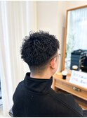 【メンズ★大名】アップバング×ツイストスパイラルパーマ