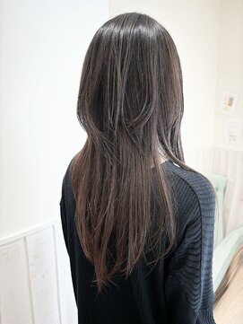 ネオリーブカップ 町田店(Neolive capu) ロングレイヤー　メルティカラー　似合わせカット