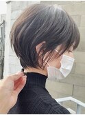 似合わせカットフェミニンショートメルティカラー髪質改善