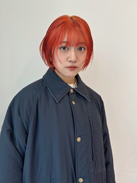 ギグスダブル 栄店(gigs double) ブリーチカラーオレンジ