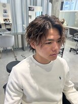 メンズサロン キング 高槻店(Men’s salon K!ng)&nbsp;波巻きツイストスパイラルパーマ/フェザーパーマ/眉毛/メンズ
