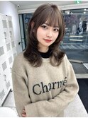 レイヤー/顔まわりレイヤー/ハイトーンカラー