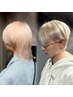 【SUZU指名限定】韓国メンズ必見！メンズカット+ブリーチありダブルカラー