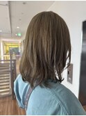 ブリーチなしダブルカラー×オリーブベージュ