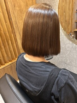 トゥーリ 大野城下大利店(tuuli) しなやかに揺れる美髪ストレートボブ