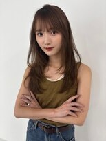 ユーフォリア 青山(Euphoria) 【担当きょうこ】顔周りレイヤー小顔カット赤み消し透明感カラー