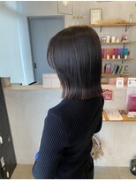 シェル 津山の手店(shel)&nbsp;透明感カラーぱつっとぼぶ