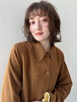 トリッカ 銀座(tricca)&nbsp;ボブパーマ/顔まわりレイヤー/シャギー/外はねボブ