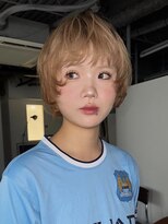 ナヌーク シブヤ(nanuk shibuya)&nbsp;ショートボブ/ブリーチカラー/ブロンドヘア/ブロンドベージュ