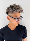 フルメッシュウェーブバングパイルツイストパーマメッシュパーマ