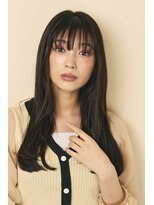 カバーヘア ブリス 戸田公園西口店(COVER HAIR bliss) 顔周り似合わせカット/黒髪/ロングストレートe