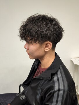 ニアウ 伊勢崎連取店(Niau) 刈り上げマッシュ波巻きスパイラルパーマシャドウパーマ