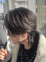 ボーイ(BOY) 中華ウルフ/毛流れセンターパート/フェザーパーマ/名古屋/栄