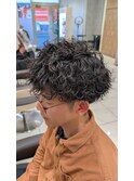 波巻きパーマ