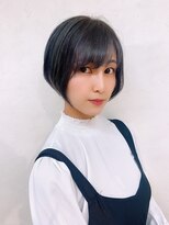 シエ バイ ケンジ 湘南台(sie by KENJE) ダークパープル/ナチュラルショート/ミルクブラウン/夏/湘南台