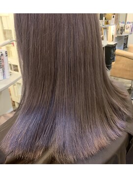 アンスール(Un Seul) ペールパープルでハイ透明感カラー♪