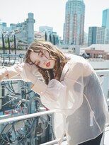 イコ 表参道原宿(ico)&nbsp;ニュアンスwave × マロンベージュカラー 【カーキグレージュ 】