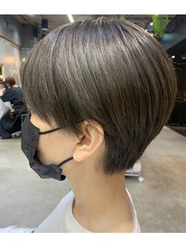 グリーン 表参道(green) 【KANA】タイトショート/カーキアッシュ