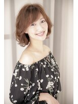 ルルディ バイ アフロディーテ銀座(luludi by APHRODITE)&nbsp;黒髪/グレーベージュ/レイヤーロング/前髪パーマ/銀座