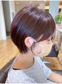 丸みショートボブ