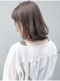 ショコラベージュ ふんわりロブ