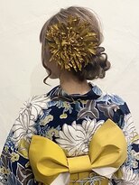 浴衣着付け☆ヘアセット☆ルーズシニヨン☆アップスタイル