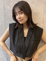 アース 三軒茶屋店(HAIR&MAKE EARTH) 三軒茶屋_レディース_セミロング_韓国巻き_くびれ巻き_コテ巻き