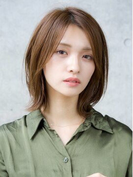 エインアンリー 表参道(AIN.ANLY.) ★着物メルティカラー似合わせカットウェーブミディアムレイヤー