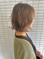ヘアアンドスペース ベロン(hair&space velon) ゆるウェーブボブ