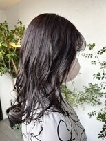 エフェクト(EFFECT hair care & Spa) パープルブラウン/艶ロング