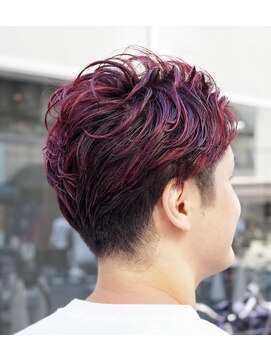 カフ(CAF) CAF河内 メンズカット メンズハイライト 大阪 心斎橋