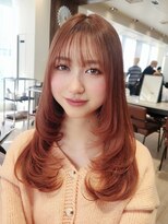 柔らかなオレンジブラウン